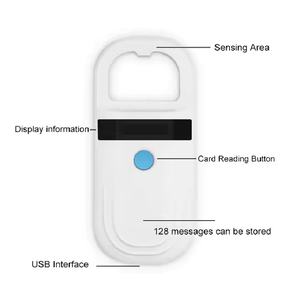 안티 잠금 제동 시스템 저렴한 미니 애완 동물 스캐너 휴대용 134.2khz 무선 주파수 식별 동물 칩 리더 Nfc - Product Image 5