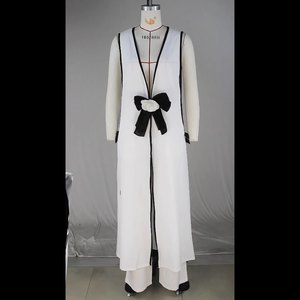 Phụ Nữ Thời Trang Quần Áo Phụ Nữ Thanh Lịch Khí Lỏng Lẻo Camellia Bow Không Tay Vest Váy Rộng Quần Chân Hai Mảnh Của Phụ Nữ Bộ - Product Image 6