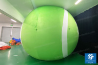 Ballon publicitaire gonflable géant personnalisé en forme de balle de tennis, en tissu Oxford