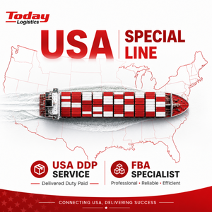 Transitario de Carga Premier de China a Estados Unidos, FBA LCL Express DDP, Servicio de Logística Puerta a Puerta Confiable, Almacenamiento Seguro - Product Image 1