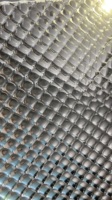 100% PMMA matériel 4 * 8ft plastique clair Texture motif prismatique diffuseur feuille pour boîte d'éclairage