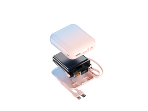Batteries externes de 10 000 miliampères, avec câble intégré, affichage numérique, 22,5 W, pratiques à transporter, petites et portables - Product Image 5