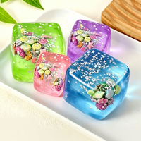 Jouet sensoriel anti-stress Mochi Squishy en boîte de 5,5 cm, série Océan, à rebond lent, à presser, pour la décompression