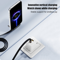 Cable de Carga Rápida USB C de 240W, 1.5M, Portátil, con Función de Soporte para Teléfono, Gran Venta