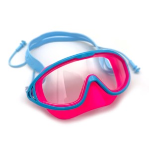Lunettes de natation HD à monture large pour enfants, lunettes de plongée étanches <span class=keywords><strong>anti</strong></span>-buée en silicone avec <span class=keywords><strong>bouchons</strong></span> <span class=keywords><strong>d</strong></span>'oreille intégrés et protection nasale <span class=keywords><strong>anti</strong></span>-<span class=keywords><strong>eau</strong></span> - Product Image 2