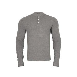 Maglietta <span class=keywords><strong>Termica</strong></span> Henley da Uomo a Maniche Lunghe in Maglia Waffle, Stile Old Money, con Scollo a V - Product Image 5