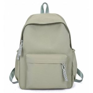 Free Custom Logo Unisex School Bags Large Book Bag Durable Solid Color Student <b>Backpack</b> for Travel - Product Image 5