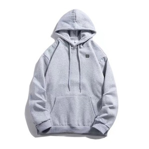 Men's USB Heated Sweatshirt Thermal <strong>Clothing</strong> Casual Smart Temperature Control Hooded Sweatshirt, Power Bank Purchased Separately - Product Image 6