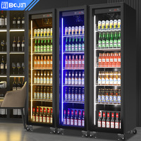 Vitrina de vino y bebidas de una sola Puerta, tienda de conveniencia de supermercado, refrigeración de bebidas y gabinete de mantenimiento fresco