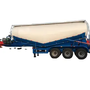 Bulk Tanker China Dry Cement with Air Compressor 54000kg Cement Bulker Tank Semi Trailer for Sale