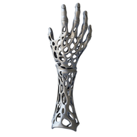 Pièces d'impression 3D SLM rapides : Prototypage vers production – Implant trabéculaire osseux en titane Ti6Al4V avec polissage A0