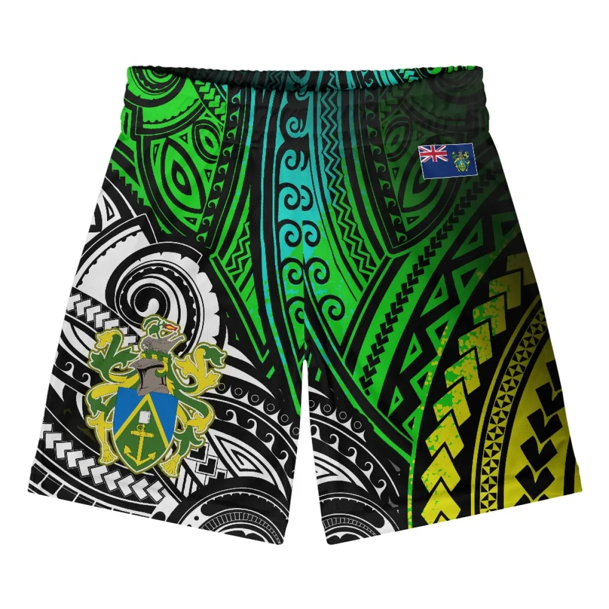 Summer Trendy Sports Kids Shorts Casual Comfortable High Quality Polyester Print On Demand Custom Pitcairn Islands Soccer Wear