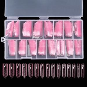 Bqan Molde Profesional de Lujo para Uñas Postizas Sistema <span class=keywords><strong>Dual</strong></span> Formas Duales Puntas de Uña Francesa Rosa <span class=keywords><strong>Moldes</strong></span> para Uñas Postizas al por Mayor - Product Image 6