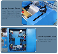 Mini rouleau rotatif de presse de chaleur de machine de transfert de chaleur de lanière de ruban de Web étroit automatique pour la sublimation de colorant