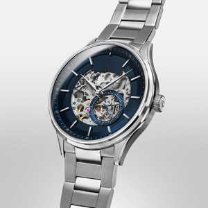 Logo personnalisé OEM 40mm, montre automatique squelette classique pour homme, alimentée par le <span class=keywords><strong>mouvement</strong></span> <span class=keywords><strong>Miyota</strong></span> <span class=keywords><strong>82S7</strong></span> - Product Image 2