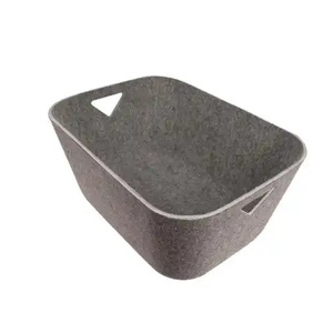 Color Storage <b>Baskets</b> Collapsible Felt Foldable <b>Shelf</b> Drawers Organizers Bins Handles Kids Toys - Product Image 2