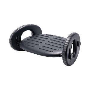 Adjustable Height Under <b>Desk</b> Footrest with Massage Roller - Ergonomic Plastic <b>Office</b> Foot Stool for Fatigue Relief and Home - Product Image 2