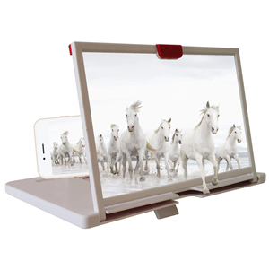 Điện thoại di động màn hình khuếch đại 10 12 "Máy tính để bàn lười biếng có thể gập lại kéo đứng HD Video sáng tạo kính lúp - Product Image 2