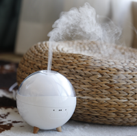 Veilleuses à Led électriques humidificateur d'air brume d'arôme en forme de nuage humidificateur de nuage de pluie et diffuseur d'huile
