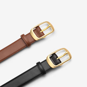 เข็มขัดหนังผู้หญิงสไตล์ยุโรปและอเมริกา ดีไซน์หรูหรา ยาวและ<span class=keywords><strong>เรียว</strong></span>บาง ปรับความยาวได้ เหมาะสำหรับกางเกงยีนส์และกระโปรง - Product Image 3