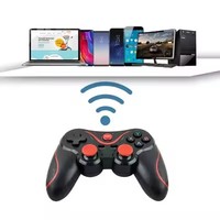 Manette de jeu sans fil T3 X3 pour PC, tablette Android, boîtier TV, Mando, Manette avec support et 2.4HZ
