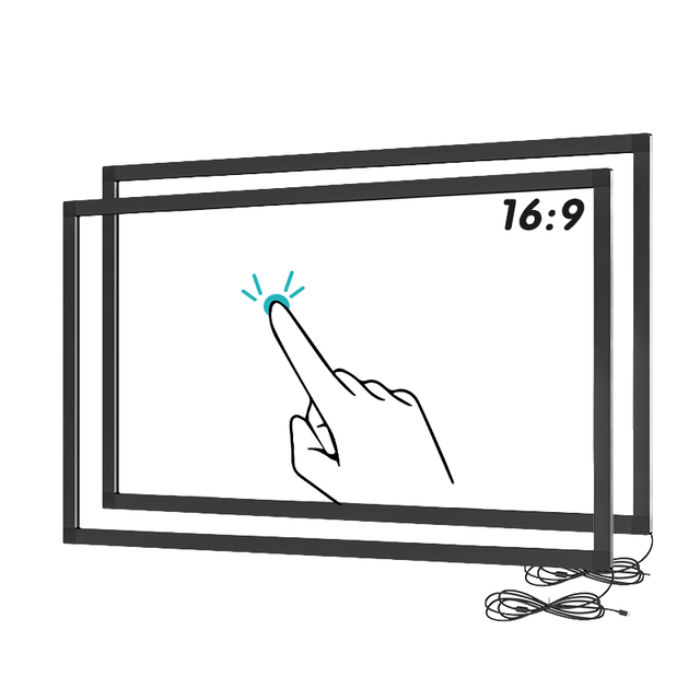 75-Inch 40-Point USB Infrared LCD Touch Screen New IR Multi-Touch Frame with Multi-Touch Overlay