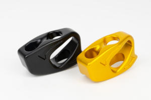 卸売軽量アルミニウム合金黄色ストラップ登山登山キャンプハイキング調節可能なバッグパックアジャスター - Product Image 2