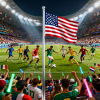2026 Weltmeisterschaft Fußball-Fan 48 Teams Fußball Kleine Mini-Handflagge Länderflagge Banner Individuelle Nationale Auto-Motorhauben-Flagge