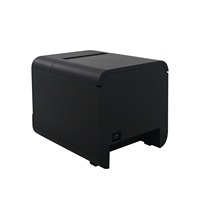 JP-R810 Printer termal Mini 3 inci 80mm, Printer tanda terima kecil pemotong otomatis 200mm/s kecepatan tinggi untuk penggunaan kode batang sistem POS