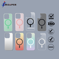 Panneau arrière remplaçable d'impression UV colorée personnalisée en usine pour iPhone 17 étui de téléphone avec blanc magnétique