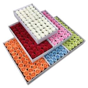 Sapone singolo fiore di rosa <span class=keywords><strong>Bouquet</strong></span> di fiori di sapone fatto a mano per matrimonio regalo di compleanno decorazione dell'ufficio - Product Image 1