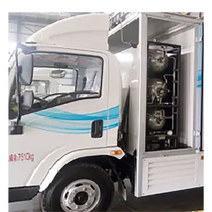 Cilindro di stoccaggio dell'idrogeno del gruppo serbatoio del Gas dell'idrogeno di alto livello sicuro 35MPa sui camion dell'idrogeno 140 l165l 385L