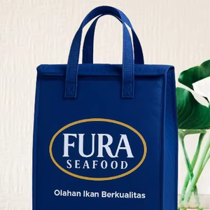 Bolsa Térmica Reutilizable para Almuerzo, Impermeable, Aislada, para Sándwiches, Refrigerios, Pizza, con Diseño Gráfico y Logotipo Personalizable - Product Image 1