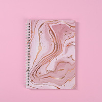 Petit livre de compte d'étudiant créatif simple et frais Double face Sky Design A5 couverture en papier pour cahier à spirale pour les marques en ligne