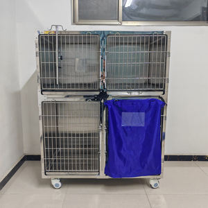 ถังออกซิเจนสุนัขเลี้ยงสแตนเลสกรงสัตวแพทย์ ICU - Product Image 3