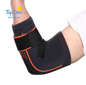 Offre Spéciale Top One Flexible Golf Tennis Sports Baseball Tricoté Bras Coude Support Brace avec Compression Pad - Product Image 4