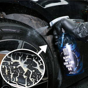 S6 Surainbow Gel de pneu à base d'huile à haute brillance pour habillage de pneu revêtement de brillance de pneu <span class=keywords><strong>cire</strong></span> de pulvérisation d'aspect humide noir - Product Image 1