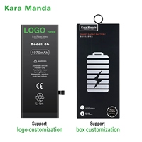 Kara Manda usine téléphone portable batterie au Lithium pour iPhone 5 5s 6 6s 7 8 Plus Se2020 X Xs Xr Max 11 12 Pro Max 13 batterie
