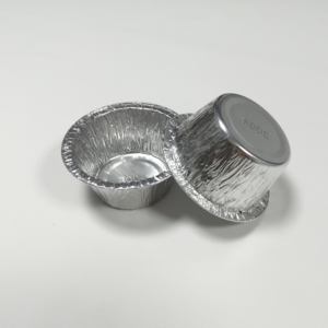 صندوق عرض رائع بوصة صحن فلان مربع كوب ثلج صغير من رقائق الألومنيوم وعاء قالب خبز من ورق القصدير مع غطاء - Product Image 4