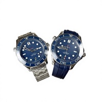 Vente directe d'usine Haima 300 Montre homme entièrement automatique mécanique avec bracelet en acier inoxydable, aiguilles lumineuses, 42 mm, étanche 300 m