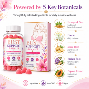 Gummies de soutien pour la poitrine à la biotine 2500mcg avec formule végétale 950mg pour la croissance des <span class=keywords><strong>cheveux</strong></span>, des <span class=keywords><strong>ongles</strong></span> <span class=keywords><strong>et</strong></span> des courbes, végétaliennes - Product Image 5