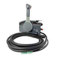 Caja de control lateral para acelerador de barco con cable de 7 pines y arnés de 16.7 pies OEM 703-48203-12 para motores fueraborda Yamaha