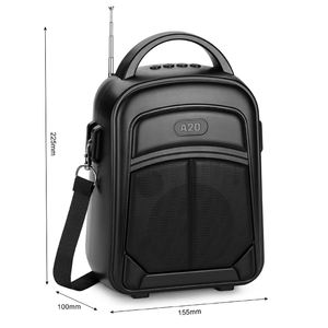 Enceinte Bluetooth portable YG-A20 avec basses stéréo sans fil, charge solaire, <span class=keywords><strong>radio</strong></span> FM, caisson de basses créatif, musique active, enceinte Bluetooth - Product Image 3