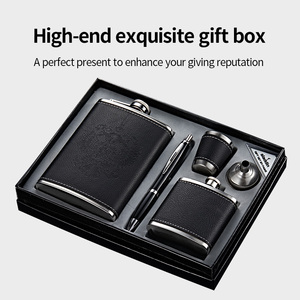 Bình rượu bằng thép không gỉ, chai rượu di động, bình rượu du lịch ngoài trời, bình rượu cổ điển, bình rượu Nga 9oz 3oz - Product Image 2