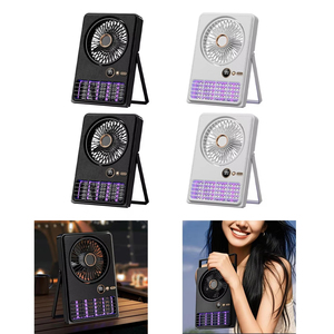 Ventilador de escritorio portátil multifuncional para oficina, dormitorio, pesca - Product Image 4