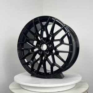 Jantes en alliage 827M Star Mesh Design Flow Formed noires 19 20 pouces 8.5J 9.5J pour <span class=keywords><strong>BMW</strong></span> G80 <span class=keywords><strong>M3</strong></span> <span class=keywords><strong>CSL</strong></span> G82 M4 CS G87 M2 - Product Image 1