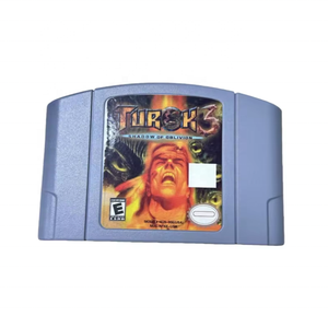 Stock local américain pour la cartouche de jeu vidéo N64 <span class=keywords><strong>Turok</strong></span> 3 Shadow of Obi Ivion, version anglaise, version américaine pour console N64 - Product Image 1