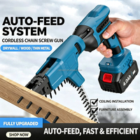 Visseuse automatique sans fil professionnelle industrielle et DIY, alimentée par batterie, pour applications de construction, de menuiserie et de cloisons sèches