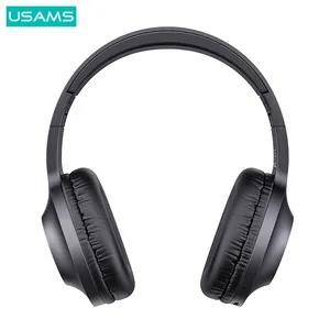 USAMS YX05 Folding On-ear Wireless Headphones Wireless+Wired Headset Sport Stereo Handsfree Wireless Listening Earphones