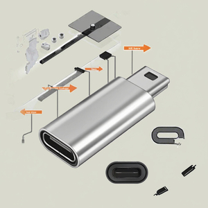 OTG mini <span class=keywords><strong>USB</strong></span> để nữ <span class=keywords><strong>USB</strong></span> Loại C <span class=keywords><strong>Adapter</strong></span> Nam để DC đầu ra cho truyền dữ liệu với GoPro MP3 máy ảnh - Product Image 2